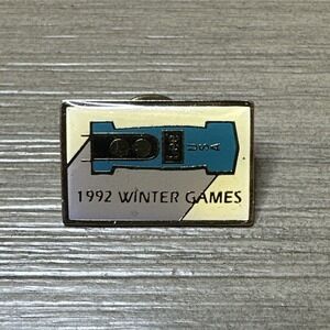Vintage 1992 Olympic Winter games USA Bobsled Team LEE Pin